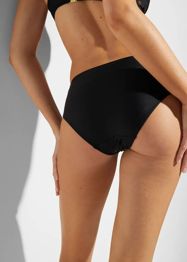Exclusiva braguita de bikini de poliamida reciclada Negro